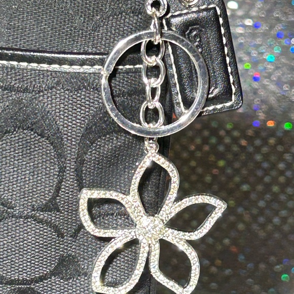 Coach 2005 Black Crossbody Bag with Silver Accents - Picture 9 of 15